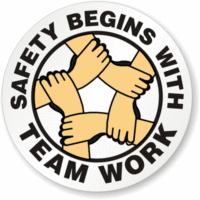 Teamwork-Safety-Hard-Hat-Label-HH-0095 Teamwork-Safety-Hard-Hat-Label-HH-0095